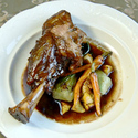 American Lamb Shank with Espresso Reduction
